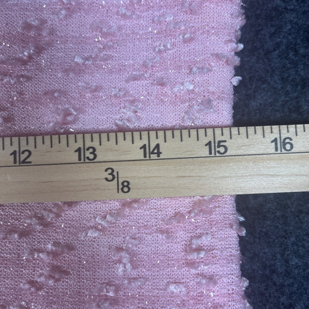 Lulus Pop the Bubbly Pink Preppy Tweed Mini Shift Party Dress Light Pink Sz L - Picture 11 of 14